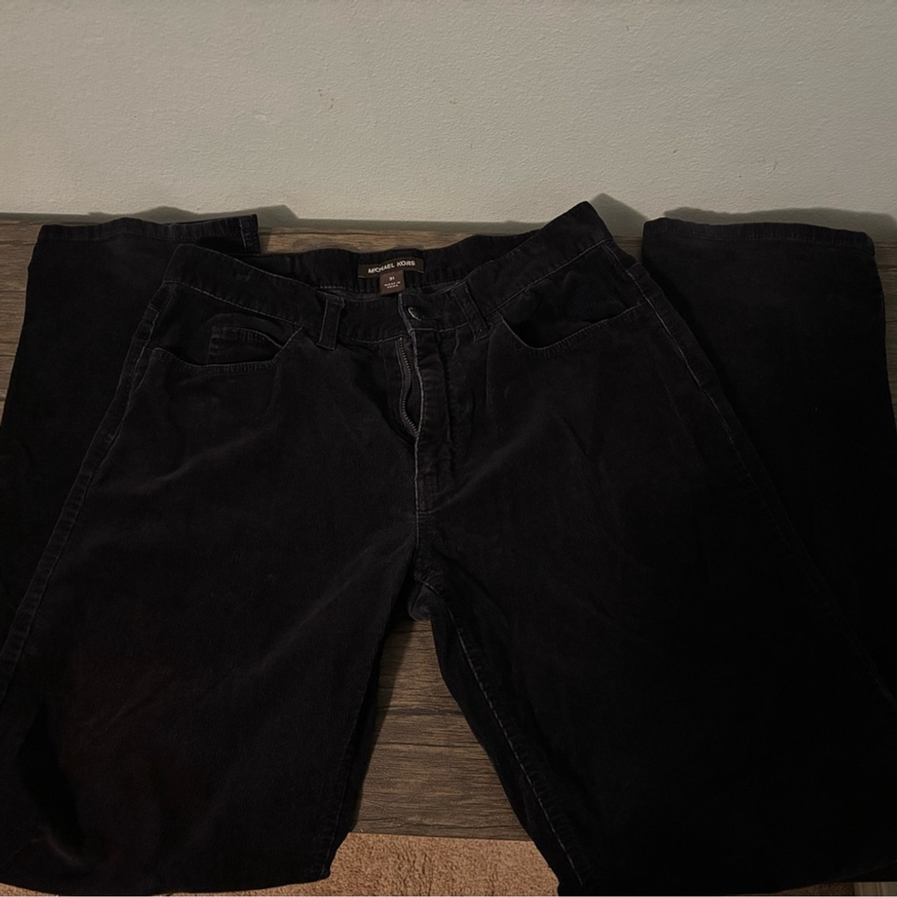 Michael Kors Black Corduroy Pants